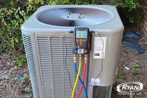 A/C maintenance by Ryan Heating and Air